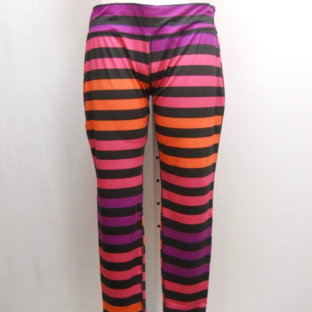 Danskin Striped Leggings, Fitted